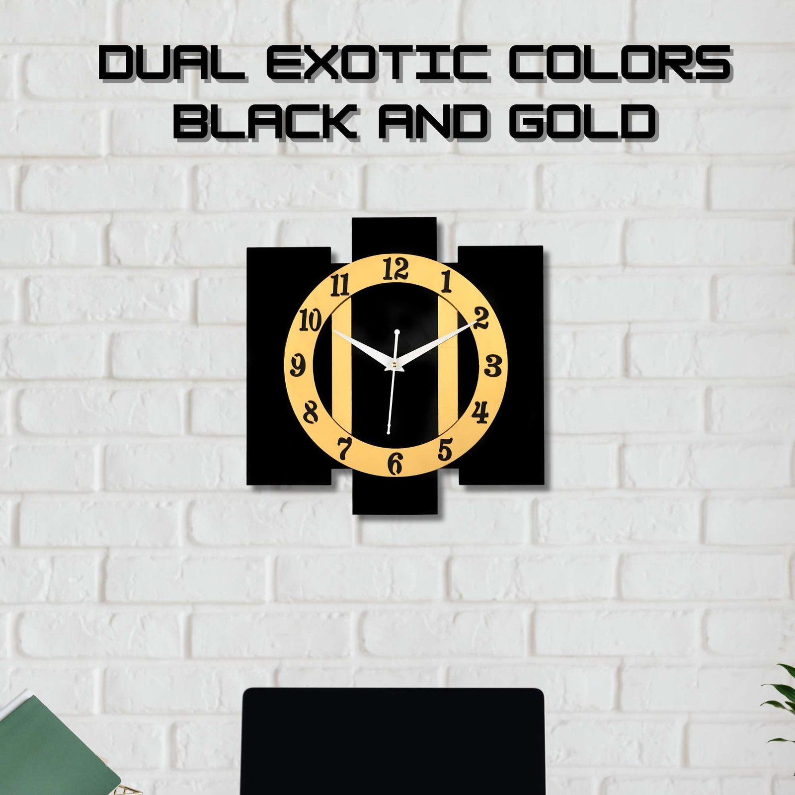 Wooden Silent Non-Ticking Wall Clock for Home Stylish Latest Designer Wall Clock for Home Living Room Bedroom Office Hall - Image 3